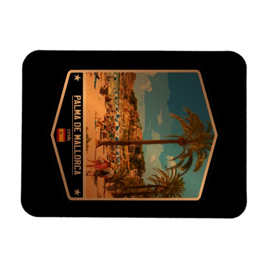 Palma de Mallorca Magnet (Horizontal)