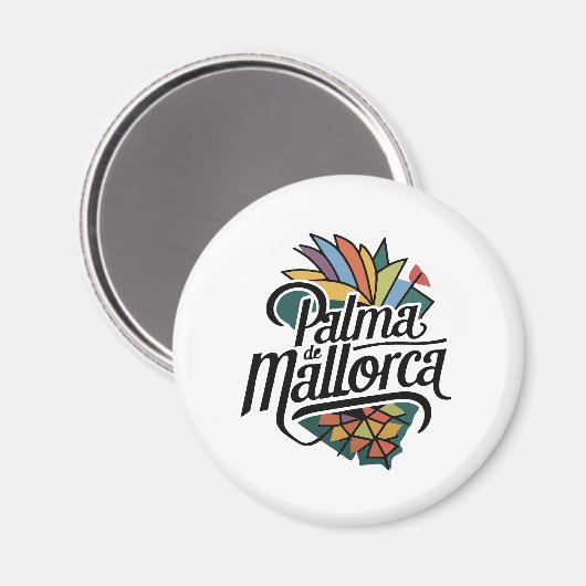 Palma de Mallorca Magnet (Vorderseite/Rückseite)