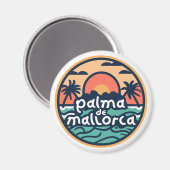 Palma de Mallorca Magnet (Vorderseite/Rückseite)