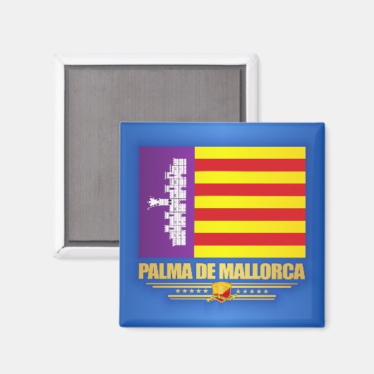 Palma de Mallorca Magnet (Vorderseite/Rückseite)