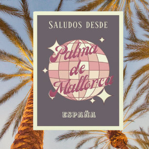 Palma de Mallorca Mallorca Spanien Retro-Postkarte Postkarte