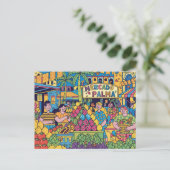 Palma de Mallorca Moderne Pop-Art Postkarte (Stehend Vorderseite)