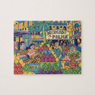 Palma de Mallorca Moderne Pop-Art Puzzle