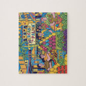 Palma de Mallorca Moderne Pop-Art Puzzle (Vertikal)