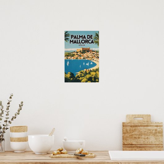 Palma De Mallorca Nostalgic Poster (Küche)