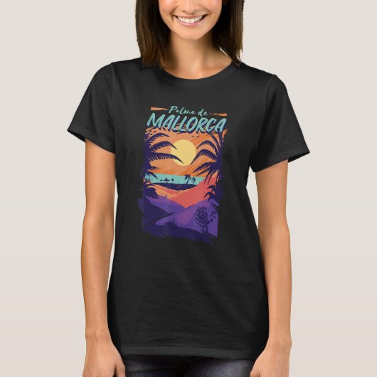 Palma de Mallorca Palma de Mallorca Spain Beach T-Shirt (Vorderseite)