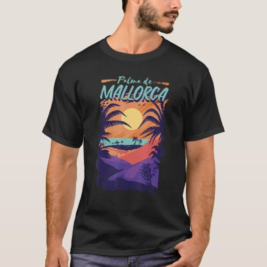 Palma de Mallorca Palma de Mallorca Spain Beach T-Shirt (Vorderseite)