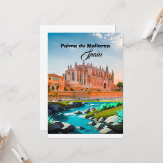 Palma de Mallorca Postkarte Spanien Reise Andenken