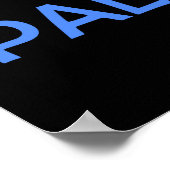 Palma de Mallorca Retro Travel Poster (Ecke)