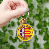Palma de Mallorca Round Emblem Schlüsselanhänger (Hand)
