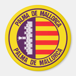 Palma de Mallorca RundEmblem Magnet