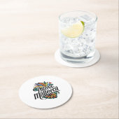 Palma de Mallorca Runder Pappuntersetzer (Vor Ort)