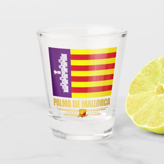 Palma de Mallorca Schnapsglas (Vorderseite)