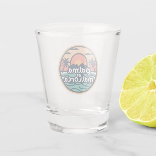 Palma de Mallorca Schnapsglas (Rückseite)