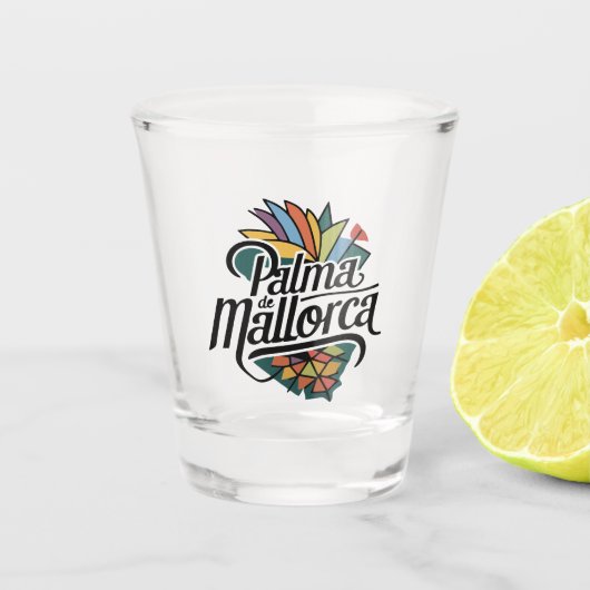 Palma de Mallorca Schnapsglas (Vorderseite)
