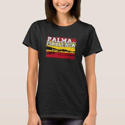 Palma De Mallorca Spain Europe T-Shirt (Vorderseite)