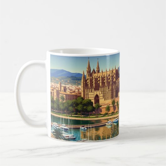 Palma de Mallorca Spanien Kaffeetasse (Links)
