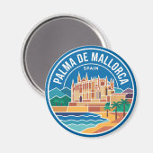 Palma de Mallorca Spanien Magnet (Vorderseite/Rückseite)