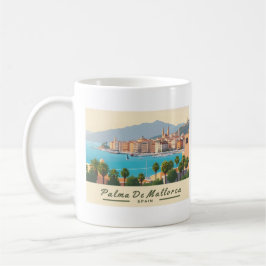 Palma de Mallorca Spanien Pastellfisch Kaffeetasse