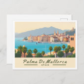 Palma de Mallorca Spanien Pastellfisch Postkarte (Vorne/Hinten)