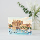 Palma de Mallorca Spanien Postkarte (Stehend Vorderseite)