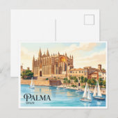 Palma de Mallorca Spanien Postkarte (Vorne/Hinten)