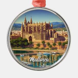 Palma de Mallorca Spanien Reise Ornament Aus Metall
