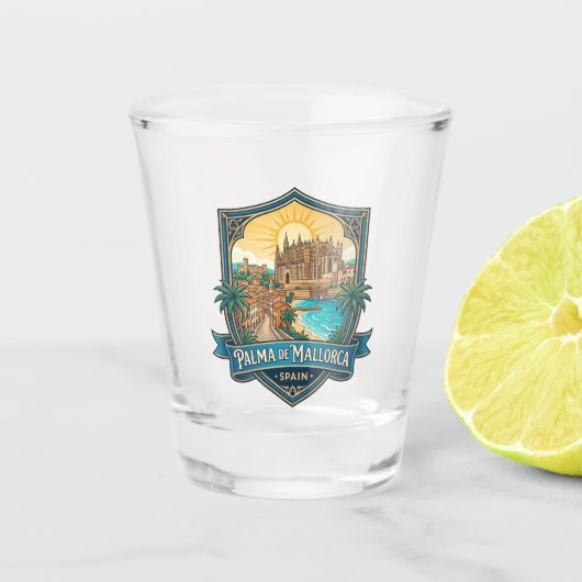 Palma de Mallorca Spanien Schnapsglas (Vorderseite)