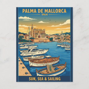 Palma de Mallorca Spanien Urlaub Postkarte