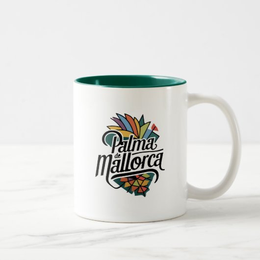 Palma de Mallorca Zweifarbige Tasse (Rechts)