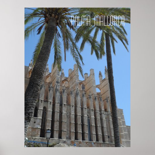 Palma Kathedrale Mallorca Ferienhaus Mallorca Poster (Vorne)
