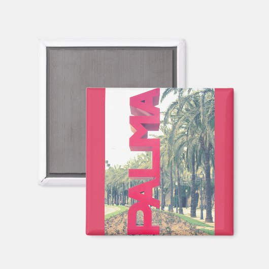 Palma Magnet (Vorderseite/Rückseite)