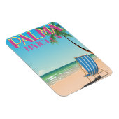 Palma Mallorca Beach Ferienposter Magnet (Rechte Seite)