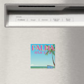 Palma Mallorca Beach Ferienposter Magnet (In Situ (Geschirrspüler))