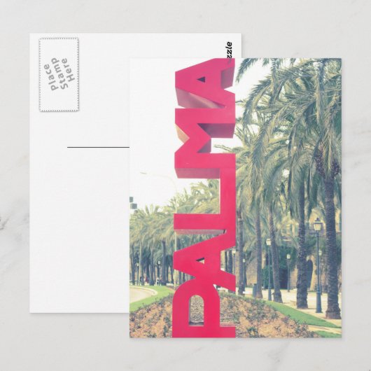 Palma Postkarte (Vorne/Hinten)