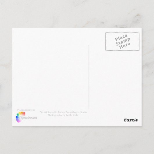 Palma Postkarte (Rückseite)
