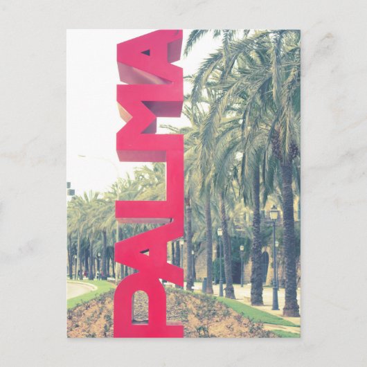 Palma Postkarte (Vorderseite)