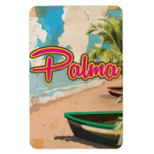 Palma Vintager Urlaub Poster Magnet (Vertikal)