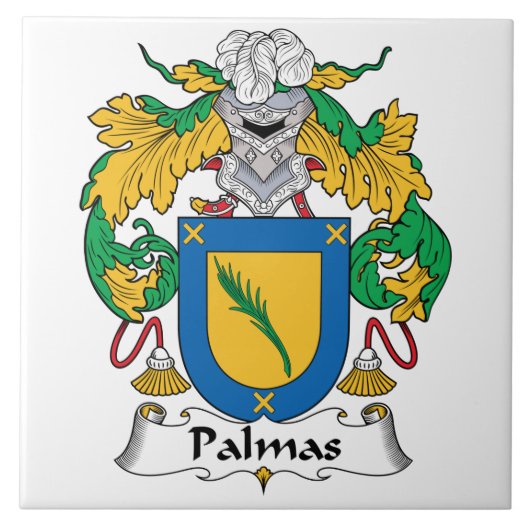 Palmas Familienwappen Fliese (Vorderseite)