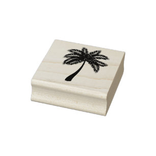 Palmbaum Gummistempel