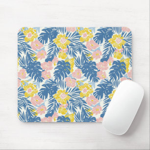 Palmbaum-Monstera-Blatt-Blumenmuster-Maus-Pad Mousepad