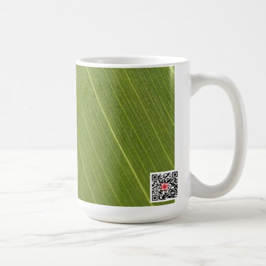 Palmbaumblatt Kaffeetasse (Rechts)