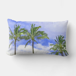 "PALMBÄUME GEGEN BLUE SKY & WHITE CLOUDS" LENDENKISSEN