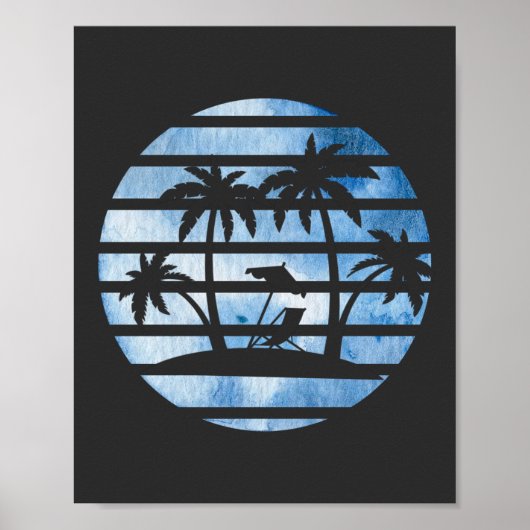 PALMBÄUME POSTER (Vorne)