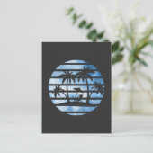 PALMBÄUME POSTKARTE (Stehend Vorderseite)