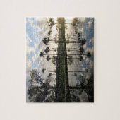 Palmbaume Reflektionspuzzle Puzzle (Vertikal)