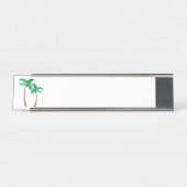 Palmbaume Schreibtischnamensplakette (Vorderseite )