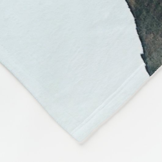 Palmbaumfotografie Fleecedecke (Ecke)