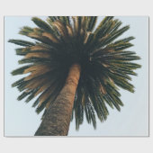 Palmbaumfotografie Geschenkpapier (Flach)