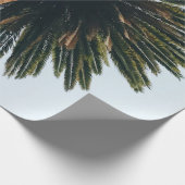 Palmbaumfotografie Geschenkpapier (Ecke)